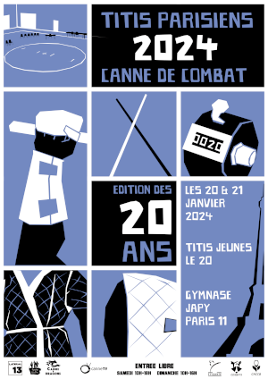 Affiche Titis Parisiens 2024